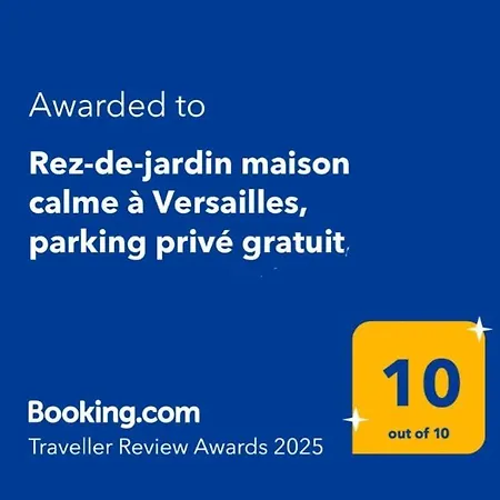 Plain-pied 80 M2 Dans Maison, Parking Prive Gratuit * Versailles